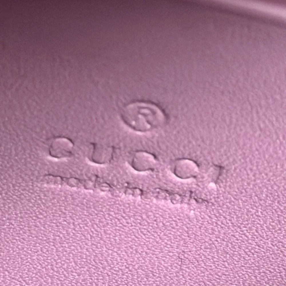 Gucci GG Supreme Pearl Peony WalletOn Chain. PRISTINE - Picture 4 of 16